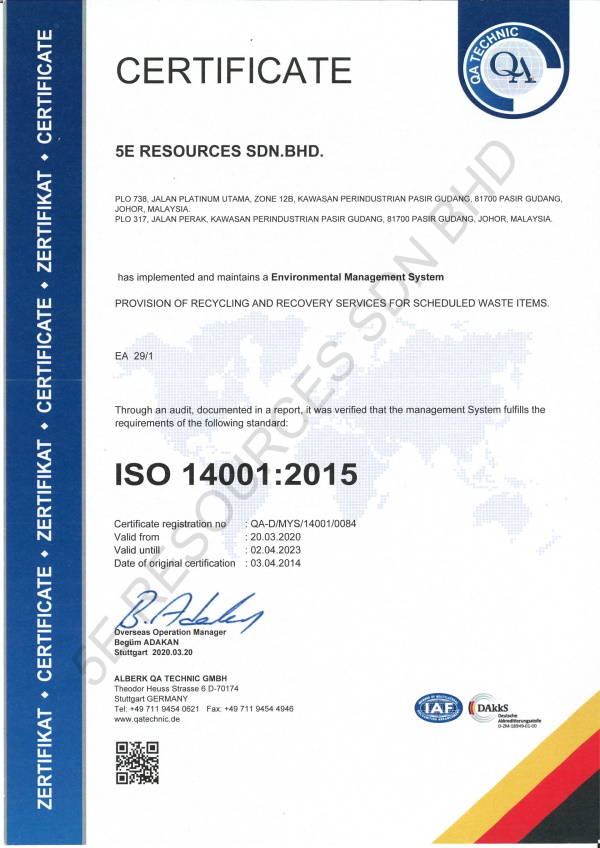 ISO 14001:2015