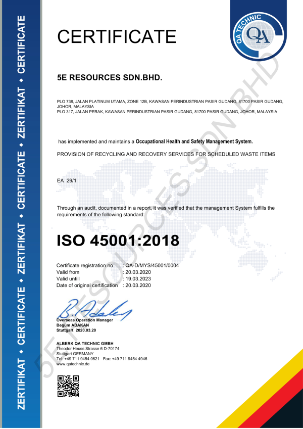 ISO 45001:2018