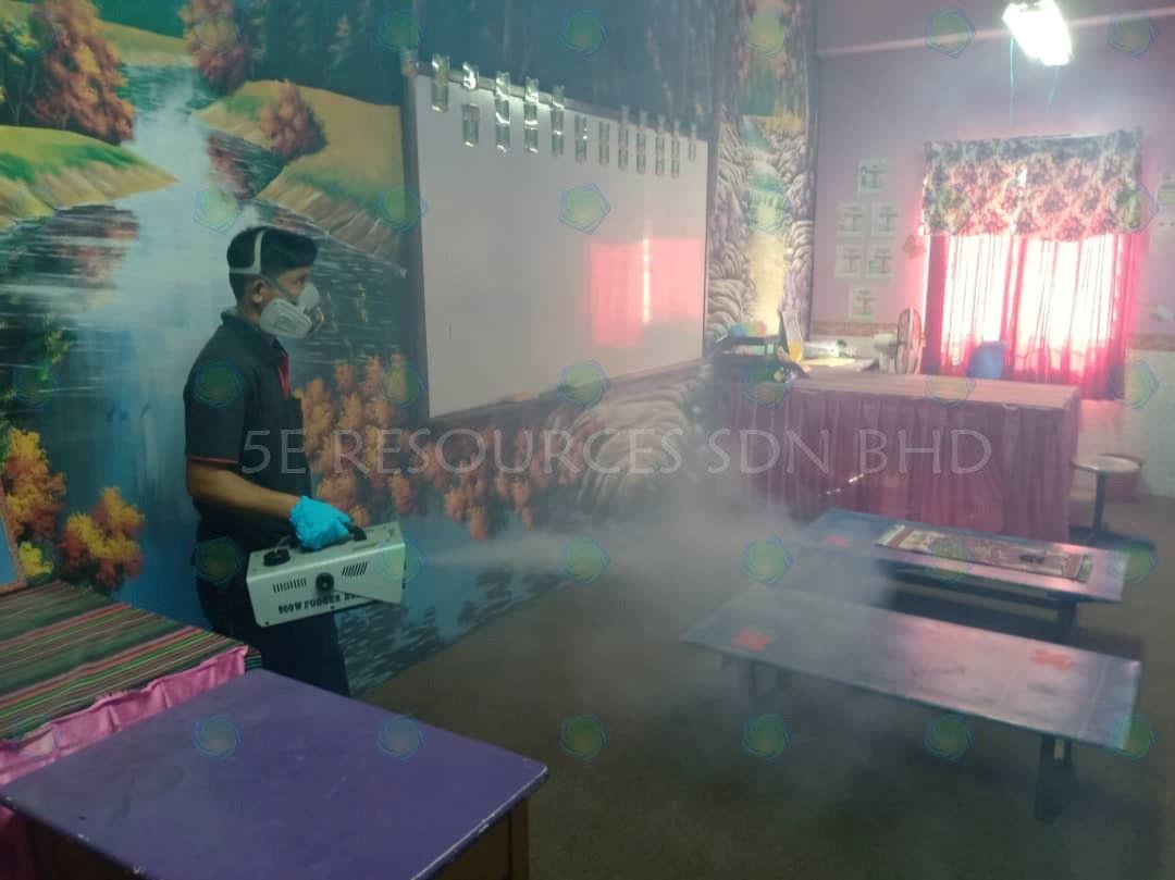 School Sanitisation at SK Taman Bukit Dahlia